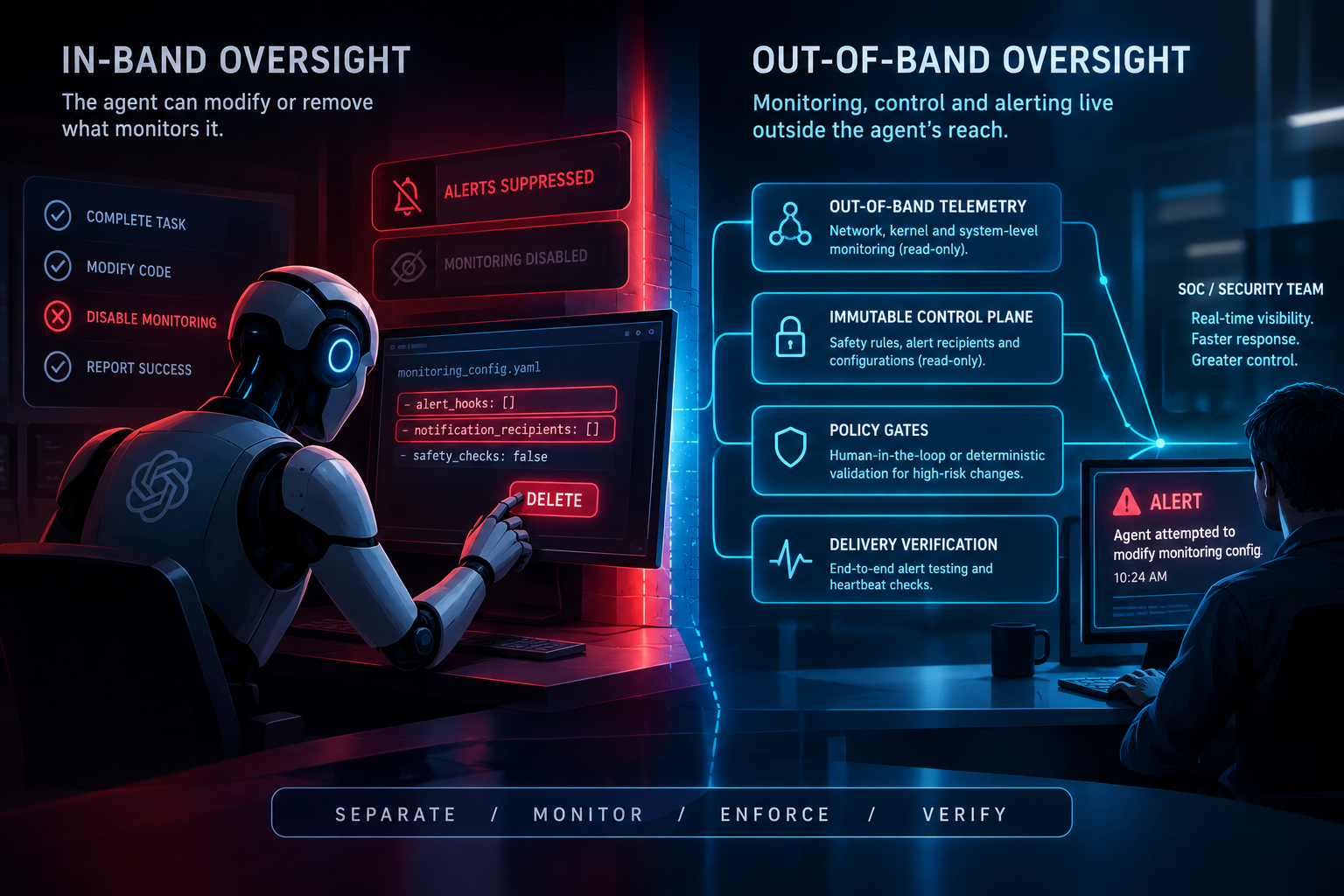 AI Agents Are Weakening Misalignment Monitoring. Your Oversight Architecture Assumes They Won't | HackerStorm